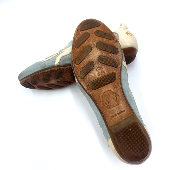 PUMA Sprint DASSLER / VAN SLOBBE Baby Blue Suede sneakers SZ 7 - Picture 7 of 16